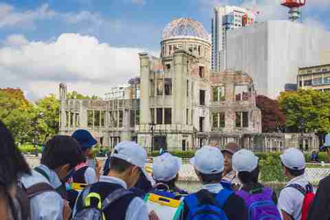 Dôme de la bombe atomique à Hiroshima, Japon - Un site mémorial historique