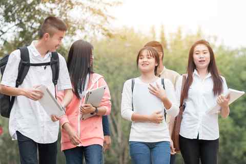 Groupe d’étudiants japonais