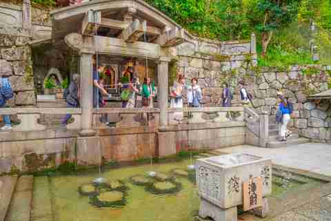 Cascade Otowa à Kyoto