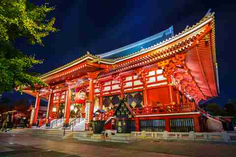 Hall principal du temple Sensoji à Asakusa, Tokyo, Japon