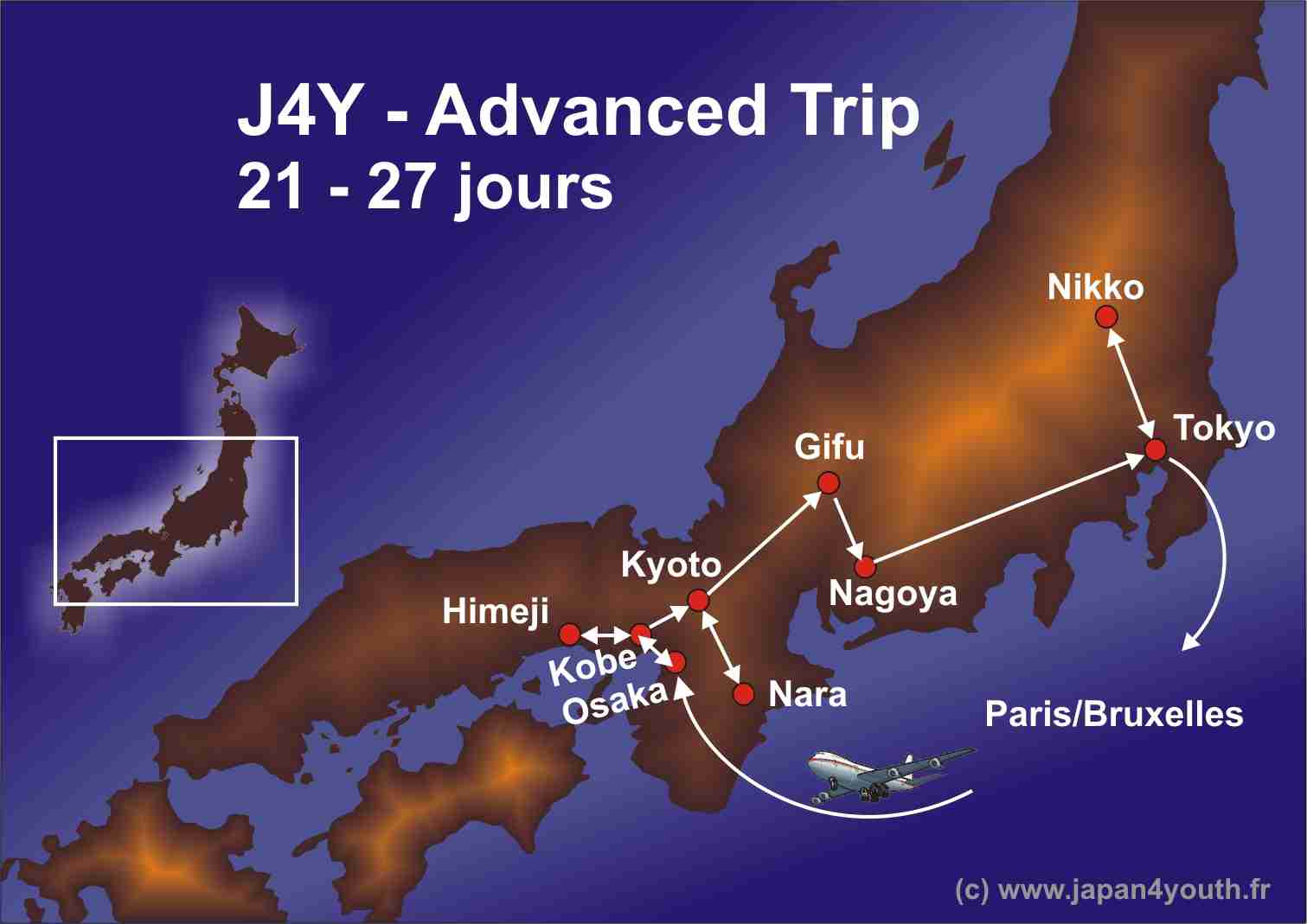 Voyage basique au Japon 16 jours